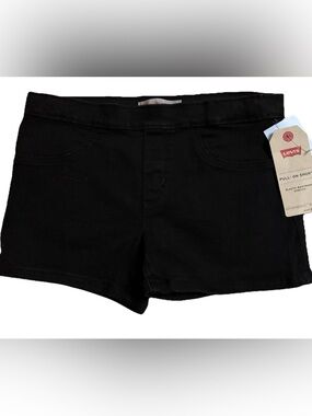 Levi's Girls Black Pull-On Shorts - Size 10
